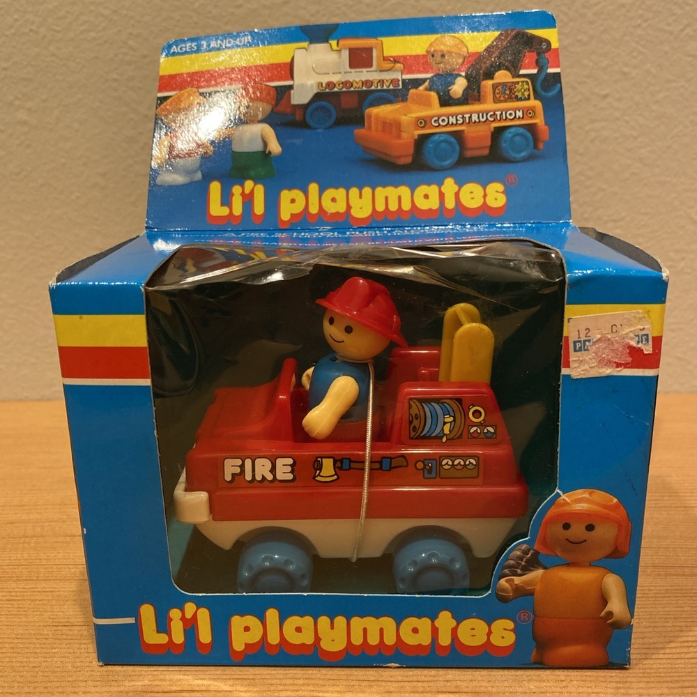 Lil' Playmates FIRE Play Set 1984 Vintage #7800‎ Accesory Toy NOS